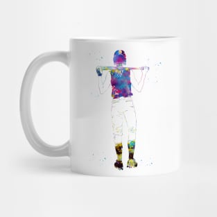 Baseball Player Girl Mug